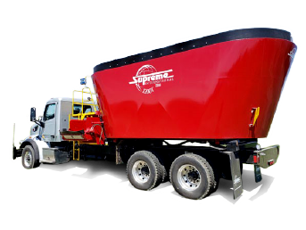 Truck-mounted mixers